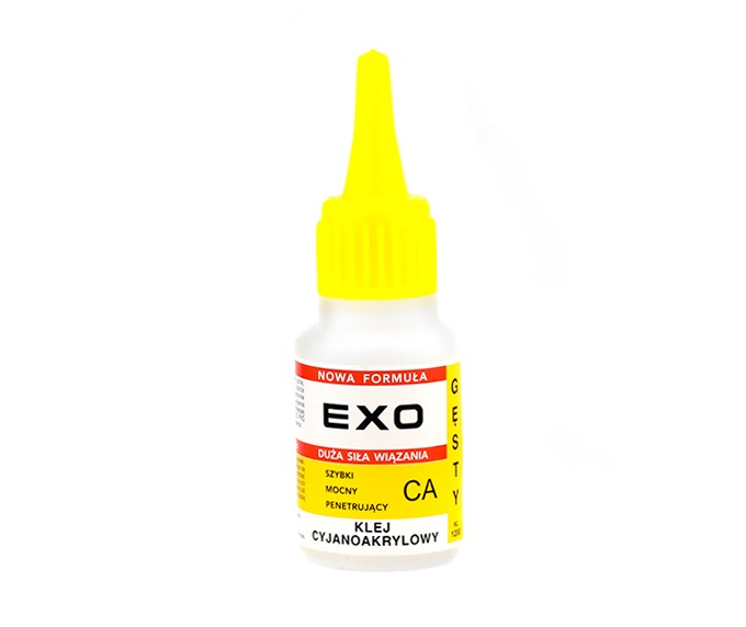Klej cyjanoakrylowy EXO - GĘSTY - 10 sztuk