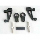 4332 Traxxas: Control arms. upper (2)/ upper rod ends (with ball joints installed) (2)/ 4x20mm set (grub) screws (2) 
