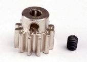 3942 Traxxas: Gear, 12-T pinion (32-p) (mach. steel)/ set screw