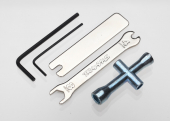 2748X: Tool Set (1.5mm &2.0mm allens/ 4-way lug, 8mm &4mm wrench & U-joint wrenches) 