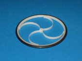 GWS - koło plastikowe z oponą gumową 65mm
