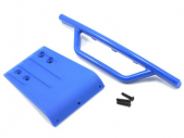 RPM [80955] Front Bumper & Skid Plate for the Traxxas Slash 2wd - Blue