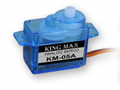 KINGMAX KM-05A serwomechanizm micro analogowy, platikowe zębatki, silnik coreless