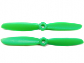 Para śmigieł nylonowe PROPROP 5x4,5 - komplet, prawe i lewe (CW i CCW). Zielone