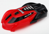 TRAXXAS 6611: Kabina modelu Alias - czerwona