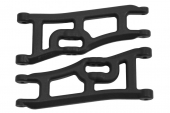 RPM [70662] Wide Front A-arms for the Traxxas e-Rustler & Stampede 2wd – Black