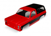 Body, Chevrolet Blazer (1979) (red) (requires grille, side mirrors, door handles, windshield wipers, decals)