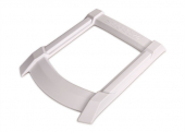 Skid plate, roof (body) (white)/ 3x15mm CS (4) (requires #7713X to mount)