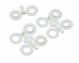 RPM [80341] Snap-Tite Body Savers (1/4" or 6mm) - White 