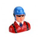 1/9 Pilot. with Helmet. Glasses & Tie