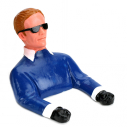 1/9 Pilot with Sunglasses (Blue) W/ Arms