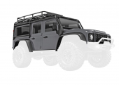 Body, Land Rover® Defender®, complete, silver (includes grille, side mirrors, door handles, fender flares, fuel canisters, jack, spare tire mount, & clipless mounting)