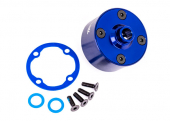 Carrier, differential (aluminum, blue-anodized)/ differential bushing/ ring gear gasket/ 3x10mm CCS (4)