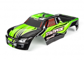 Body, Stampede® (also fits Stampede® VXL), green (painted, decals applied)