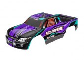 Body, Stampede® (also fits Stampede® VXL), purple (painted, decals applied)