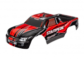 Body, Stampede® (also fits Stampede® VXL), red (painted, decals applied)
