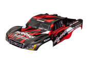 Body, Slash® 2WD (also fits Slash® VXL & Slash® 4X4), red (painted, decals applied)