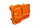 Axle cover, 6061-T6 aluminum (orange-anodized) (2)/ 1.6x12mm BCS (with threadlock) (8)