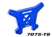 Shock tower, rear, 7075-T6 aluminum (blue-anodized) (fits Sledge®)