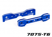 Tie bars, front, 7075-T6 aluminum (blue-anodized) (fits Sledge®)