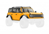 Body, Ford Bronco, complete, Cyber Orange (includes grille, side mirrors, door handles, fender flares, windshield wipers, spare tire mount, & clipless mounting)