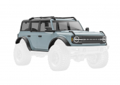 Body, Ford Bronco, complete, Cactus Gray (includes grille, side mirrors, door handles, fender flares, windshield wipers, spare tire mount, & clipless mounting)