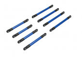 Suspension link set, 6061-T6 aluminum (blue-anodized) (includes 5x53mm front lower links (2), 5x46mm front upper links (2), 5x68mm rear lower or upper links (4))