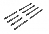 Suspension link set, 6061-T6 aluminum (dark titanium-anodized) (includes 5x53mm front lower links (2), 5x46mm front upper links (2), 5x68mm rear lower or upper links (4))
