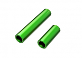 Driveshafts, center, female, 6061-T6 aluminum (green-anodized) (front & rear) (for use with #9751 metal center driveshafts)