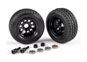 Trailer wheels (2)/ tires (2)/ mounting hardware