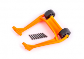 Wheelie bar, orange (assembled)