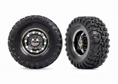 Tires and wheels, assembled, glued (TRX-6® 2.2" wheels, Canyon RT 4.6x2.2" tires) (rear) (2)