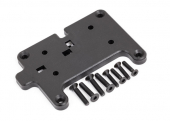 Mounting plate, winch/ 3x15mm CCS (4)/ 2.5x12mm CCS (4) (fits TRX-6® Ultimate RC Hauler)