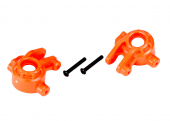 Steering blocks, extreme heavy duty, orange (left & right)/ 3x20mm BCS (2) (for use with #9080 upgrade kit)