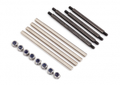 Suspension pin set, extreme heavy duty, complete (front and rear) (hardened steel) (3x52mm (4), 3x32mm (2), 3x40mm (2))/ M2.5x0.45mm NL (8) (for use with #9080 upgrade kit)