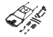 Body support (assembled with front mount & rear latch)/ skid pads (roof) (left & right)