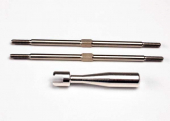 Turnbuckles, titanium 94mm (front tie rods) (2)/ billet aluminum wrench