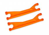 Suspension arms, upper, orange (left or right, front or rear) (2) (for use with #7895 X-Maxx® WideMaxx® suspension kit)