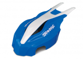 Canopy, front, blue/white, Aton®