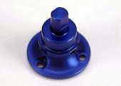 Differential output shaft, aluminum (blue-anodized) (adjustment side)