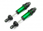 Shocks, GT-Maxx®, aluminum (green-anodized) (fully assembled w/o springs) (2)