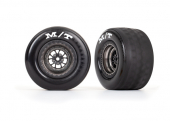 Tires & wheels, assembled, glued (Weld satin black chrome wheels, tires, foam inserts) (rear) (2)