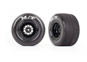 Tires & wheels, assembled, glued (Weld gloss black wheels, tires, foam inserts) (rear) (2)