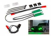 LED light set, front, complete (green) (includes light harness, power harness, zip ties (9))