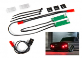 LED light set, front, complete (red) (includes light harness, power harness, zip ties (9))