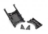 Suspension mount, rear, TRX-6™ (1)/ chassis crossmember, rear (1)/ suspension link mounts (left & right)