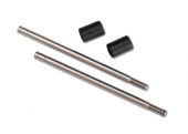 Shock shaft, 3x57mm (GTS) (2) (includes bump stops) (for use with TRX-4® Long Arm Lift Kit)