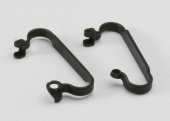 5923 Traxxas: Nerf bars, chassis (black) 