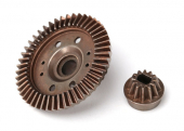 Ring gear, differential/ pinion gear, differential (12/47 ratio) (rear)