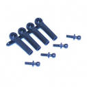 Ball Studs w/Ends, 4-40 x 1/4